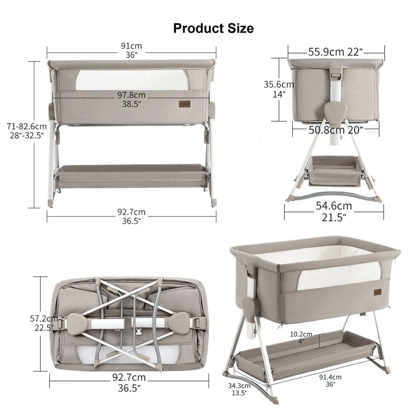 Rocking Crib Bedside Sleeper