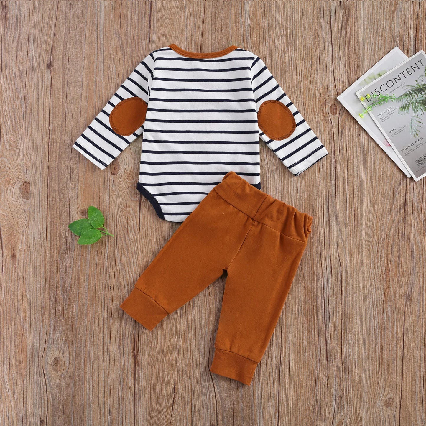 2-Piece Casual Romper & Pants Set