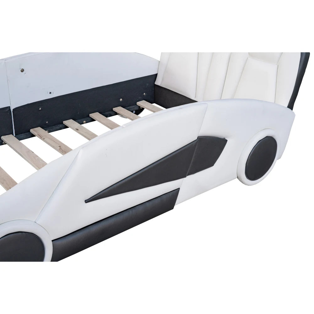 Twin Size Race Car Bed with Wheels