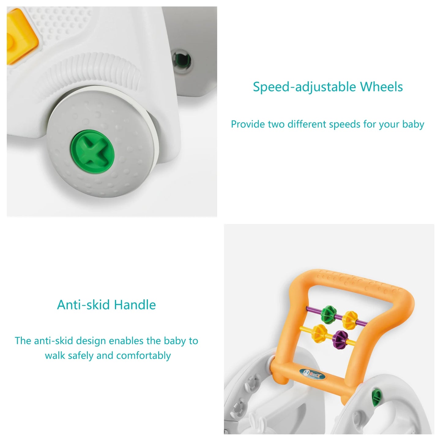 EDUCIRO 4-in-1 Baby Walker