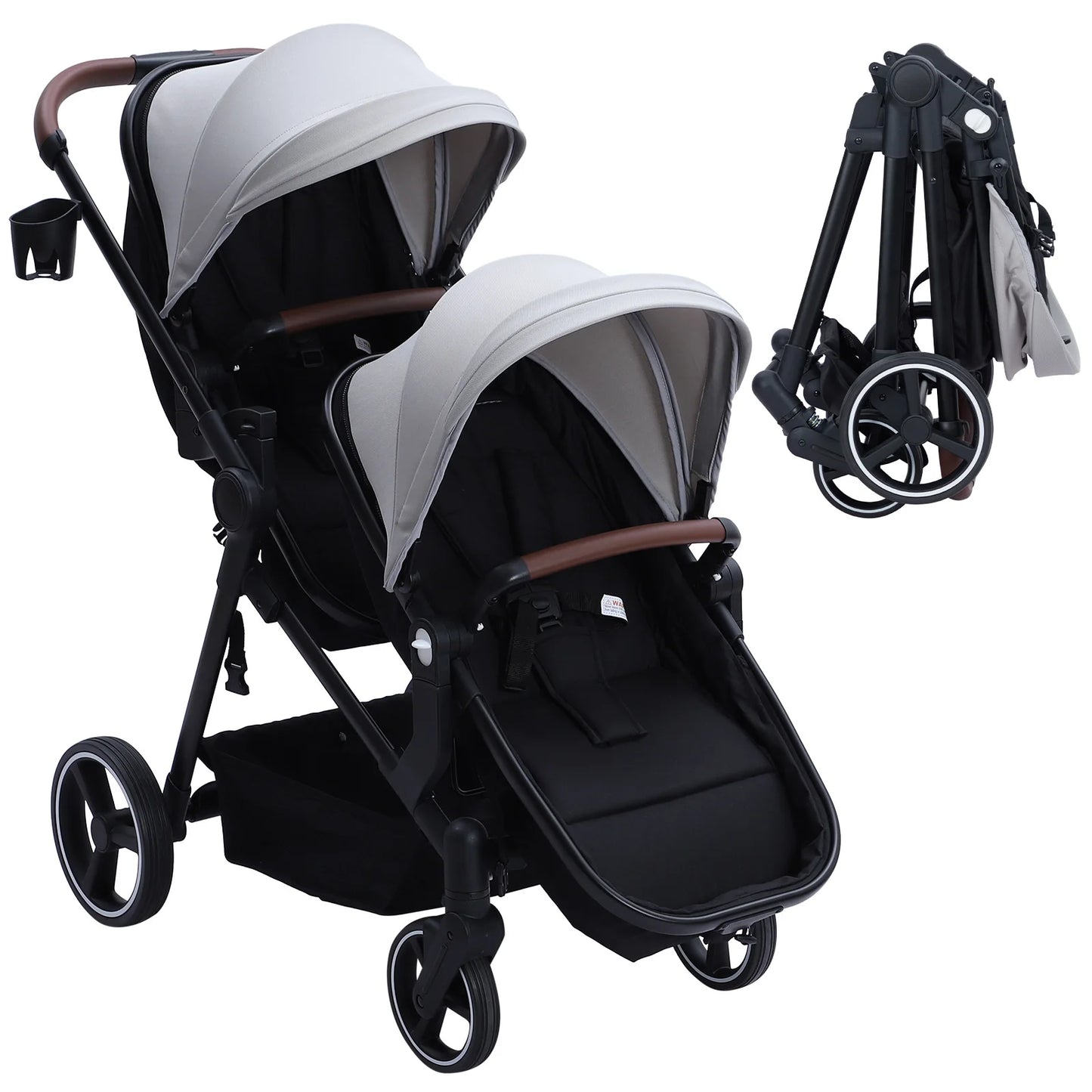 Double Stroller Track Tandem Stroller