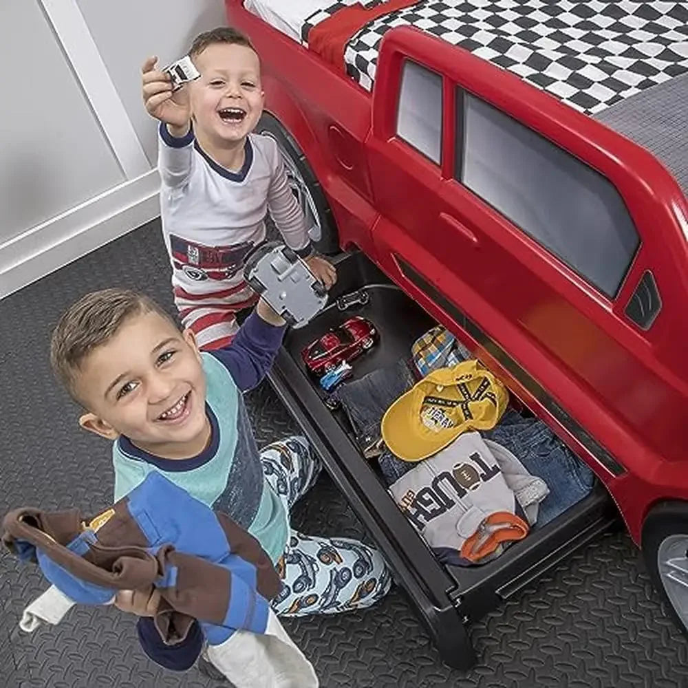 Twin Size Durable Plastic Truck Car Bed