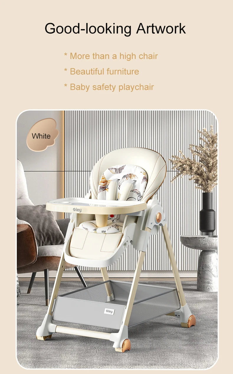 Foldable High Chair and Toddle Play Chair