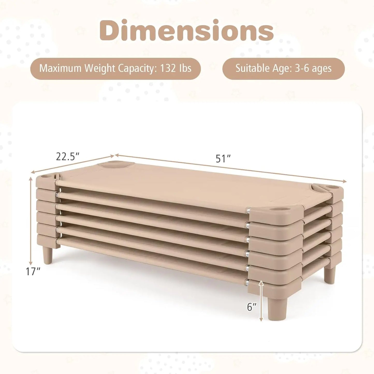 Stackable Kids Rest Beds