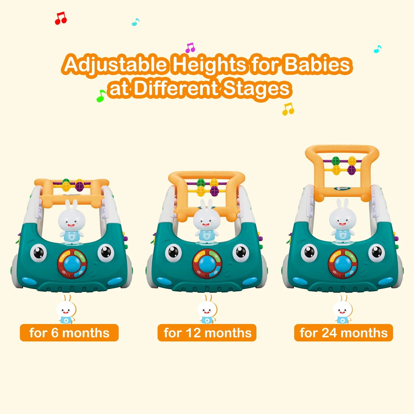 EDUCIRO 4-in-1 Baby Walker