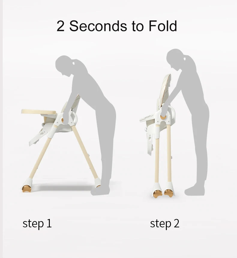 Foldable High Chair and Toddle Play Chair