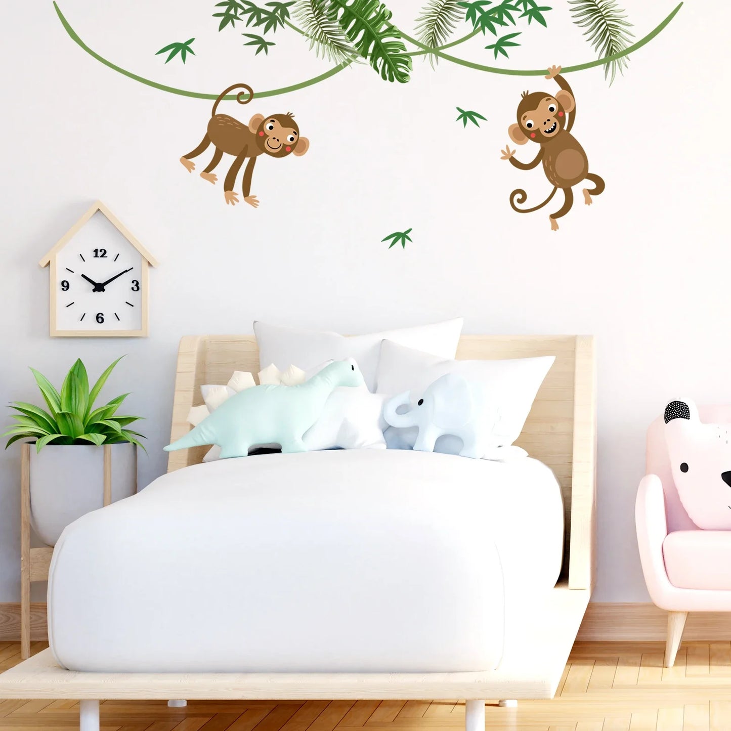 Large Funny Jungle Wall Art
