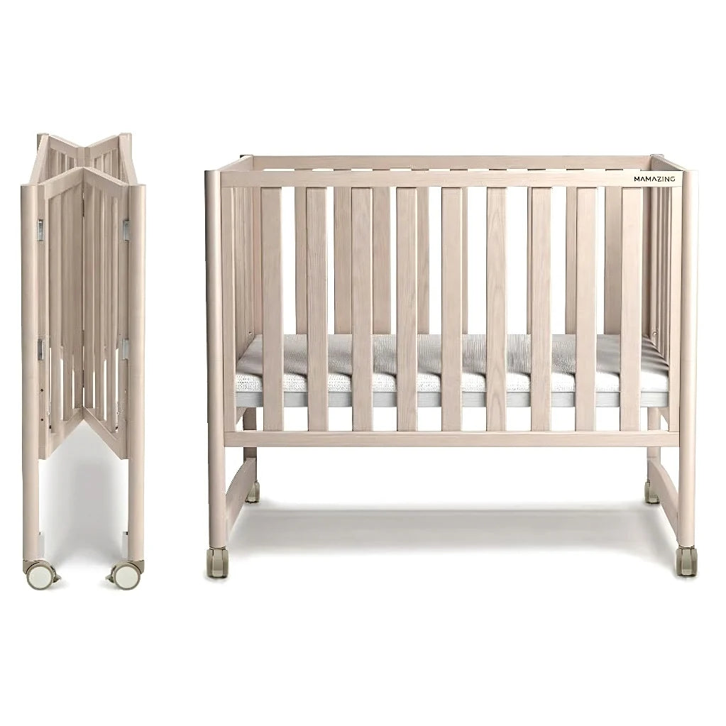 MAMAZING 6-in-1 Mini Crib (Pink)