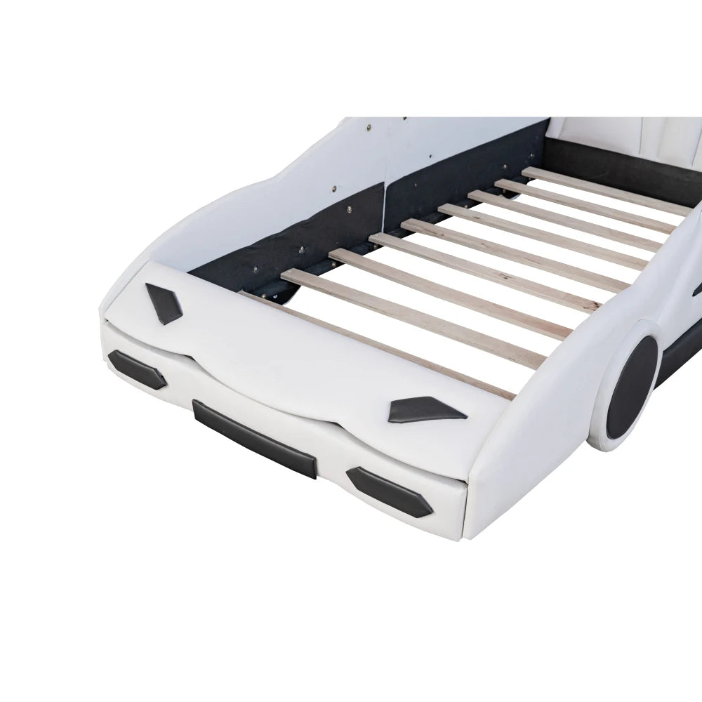 Twin Size Race Car Bed with Wheels
