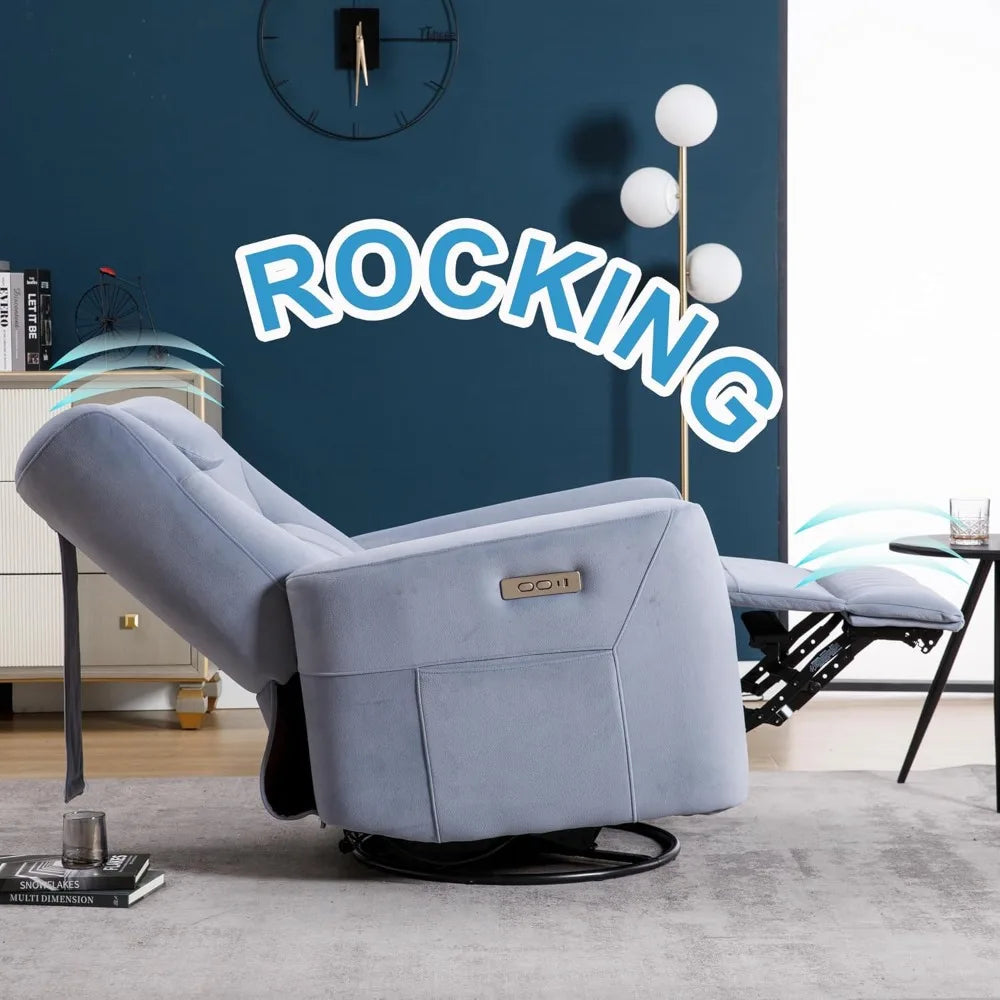 Luxury Power Swivel Rocker Recliner