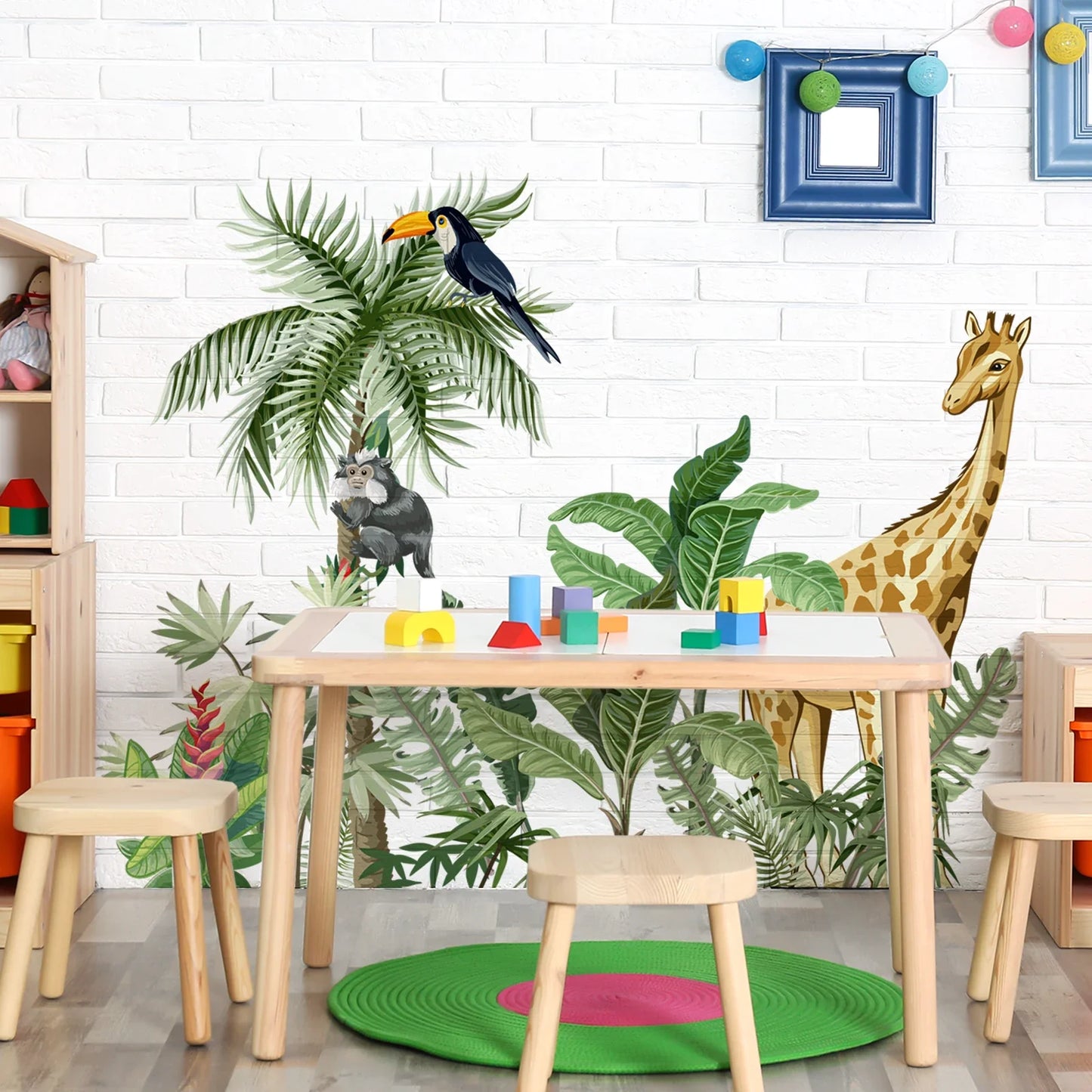 Large Funny Jungle Wall Art