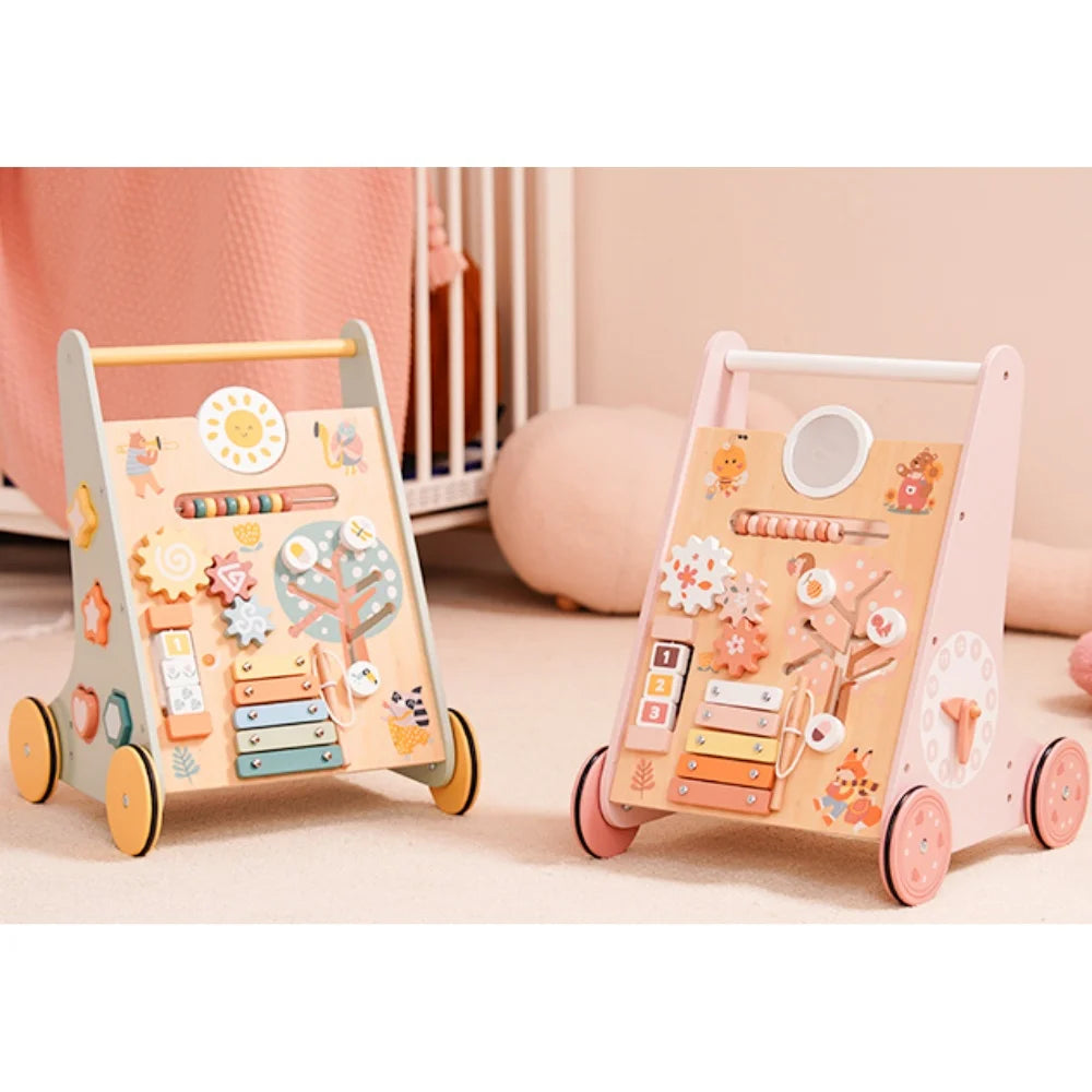 Robotime Robud Wooden Baby Walker with Wheels