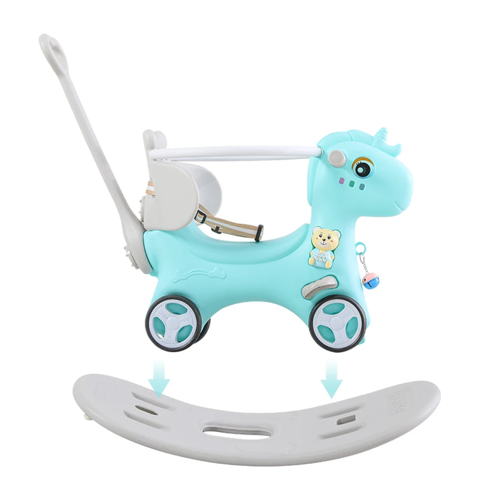 Push Bar Rocking Horse For Toddlers
