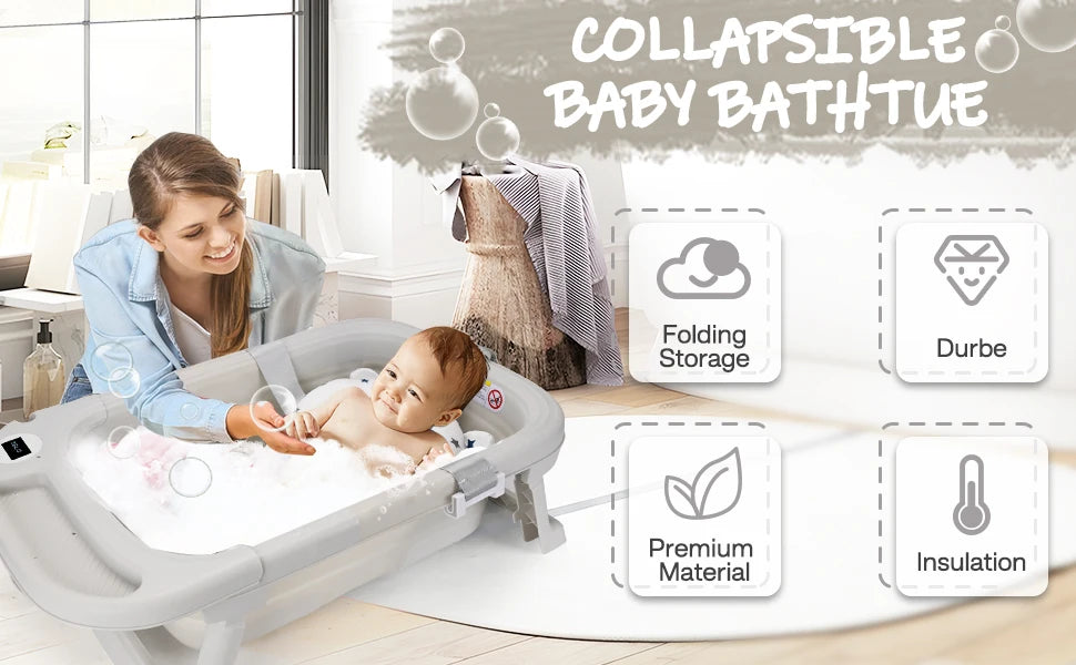Travel-Friendly Baby Bath Tub (0-36 Months)