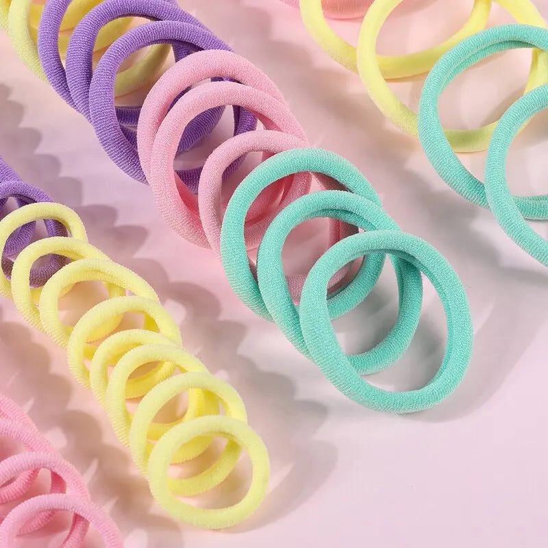 Girls’ Colorful Hair Bands – 250/300 Pieces Set