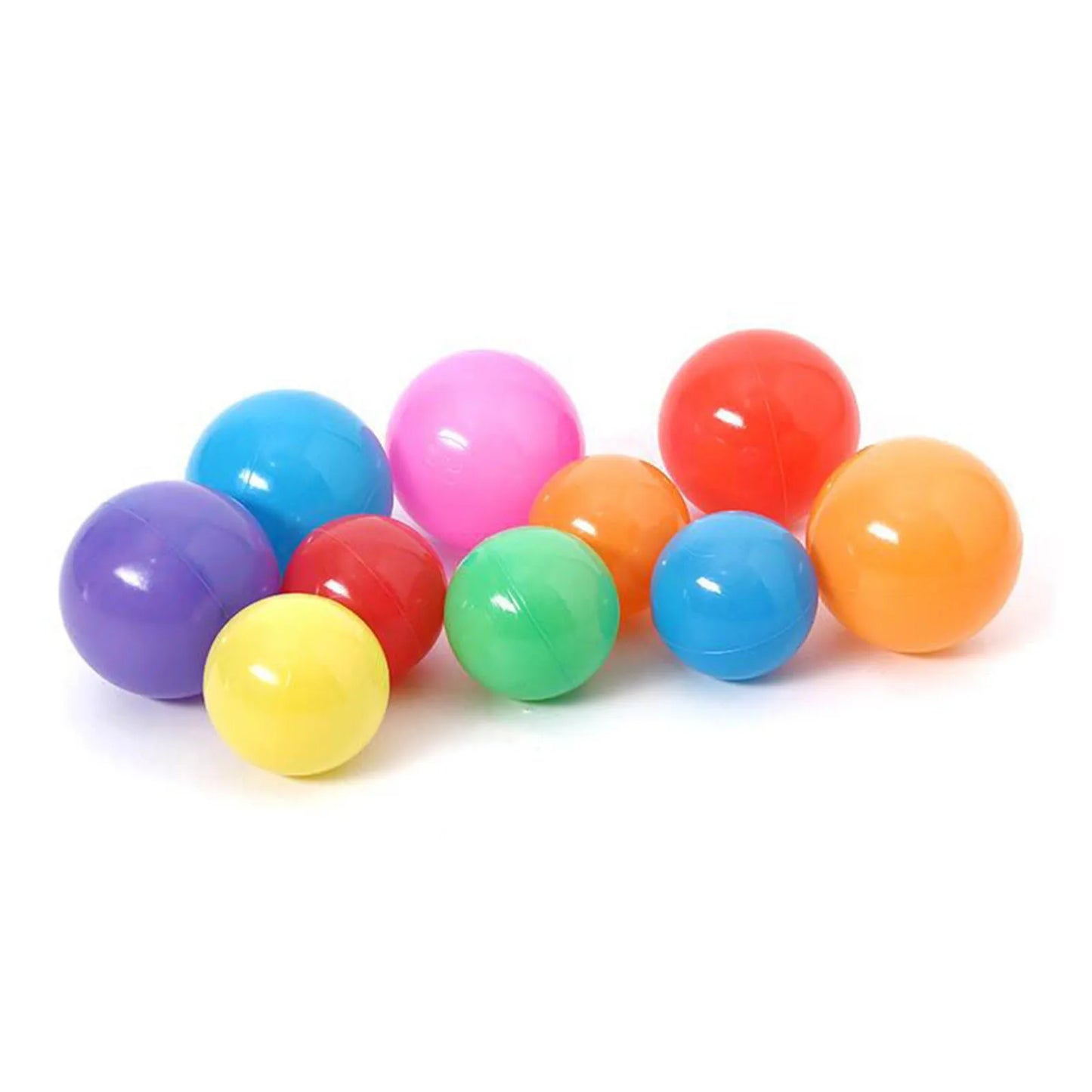 100pcs Colorful Plastic Ball Pit Balls