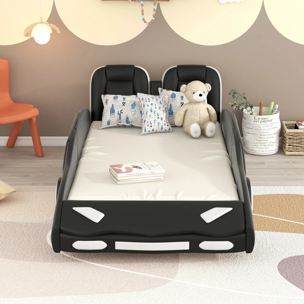 Twin Size Race Car Bed with Wheels