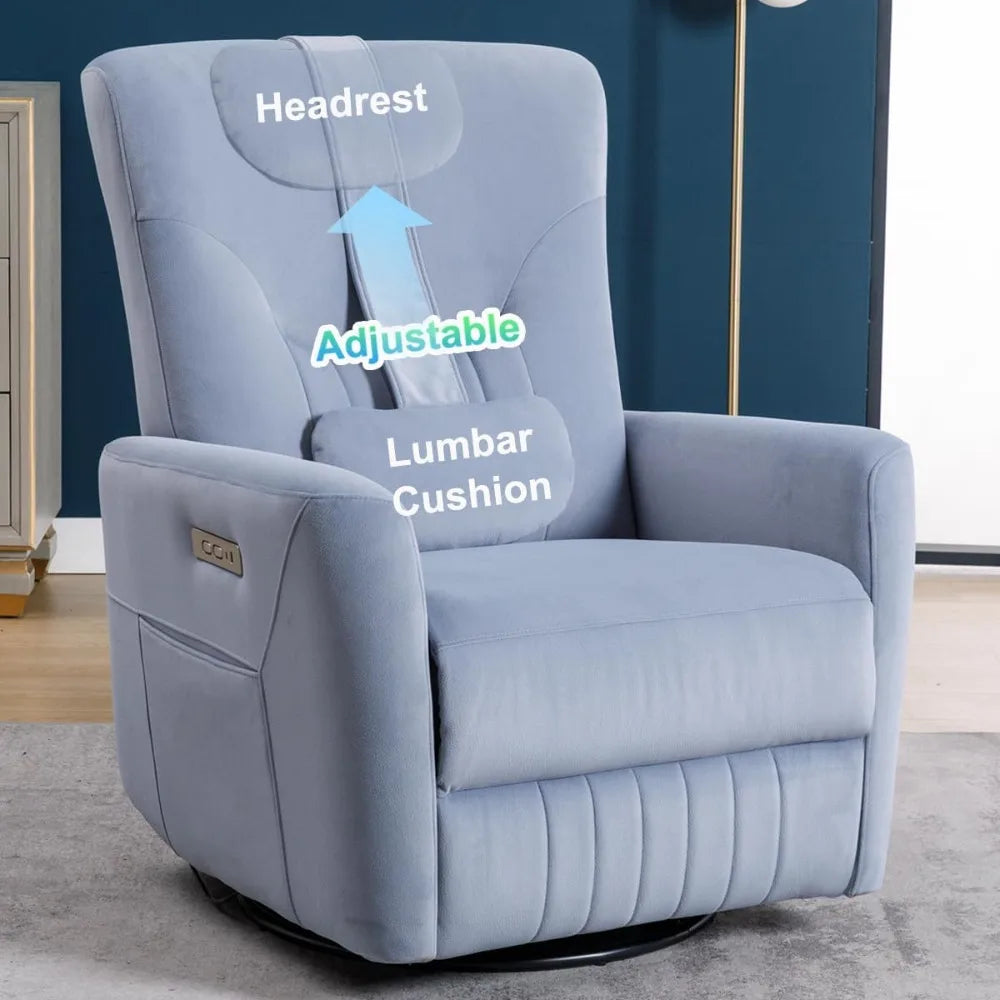 Luxury Power Swivel Rocker Recliner