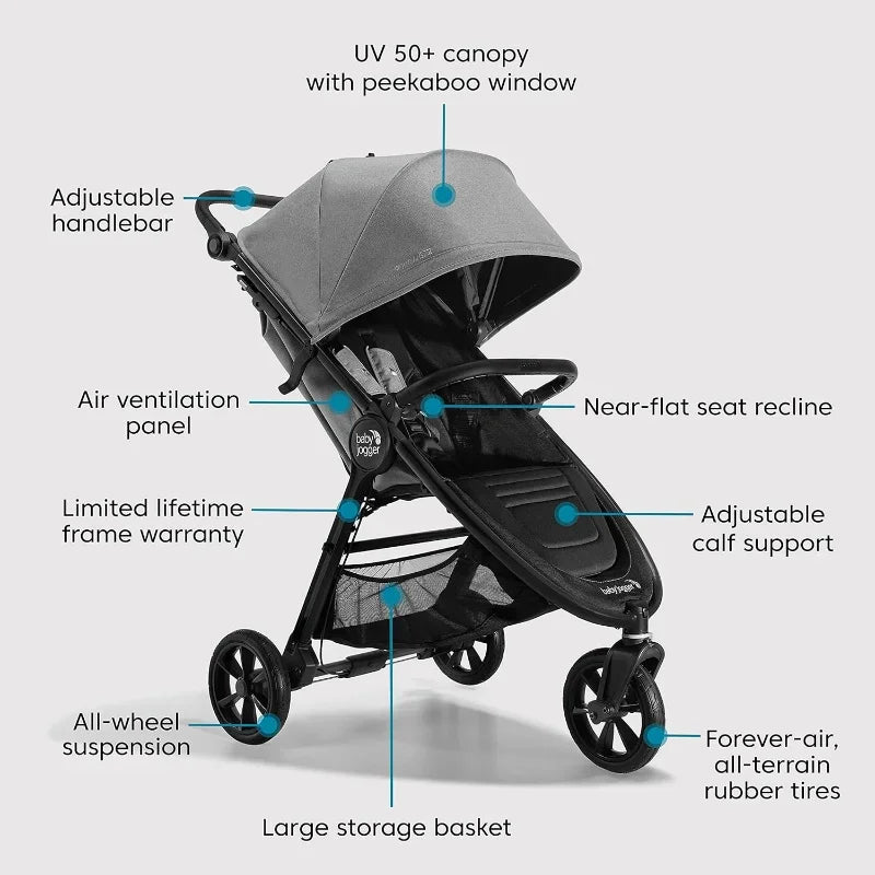 HOME Double Stroller, Compatible with Britax, Cybex