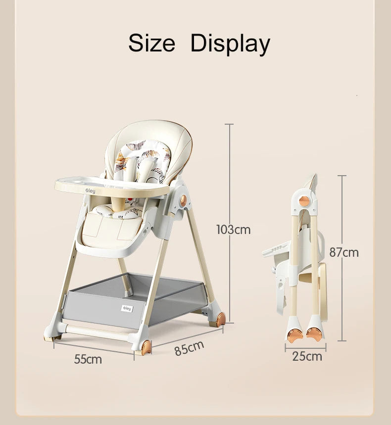 Foldable High Chair and Toddle Play Chair