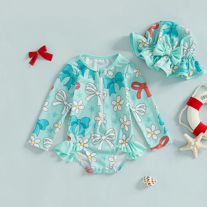 Long Sleeve Baby Swim Rash Guard