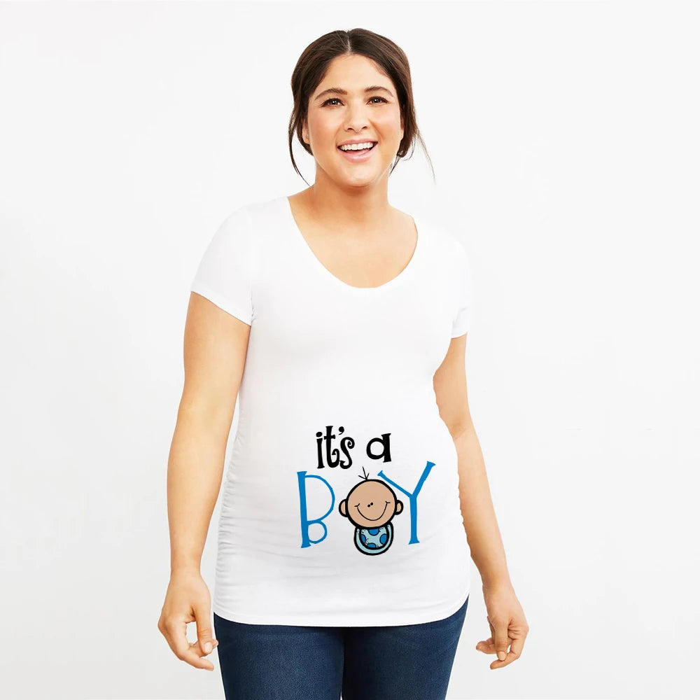 “It’s A Boy” Maternity Graphic Tee