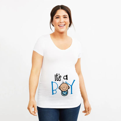 “It’s A Boy” Maternity Graphic Tee