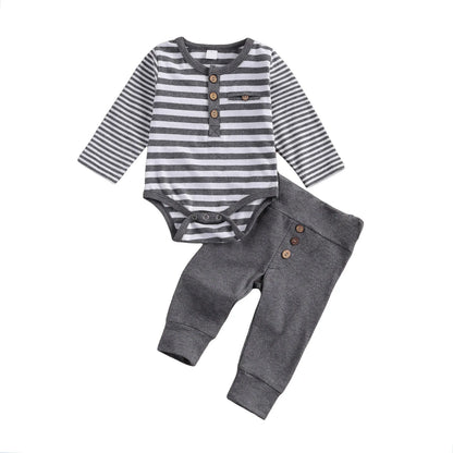 2-Piece Casual Romper & Pants Set
