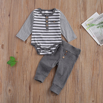 2-Piece Casual Romper & Pants Set