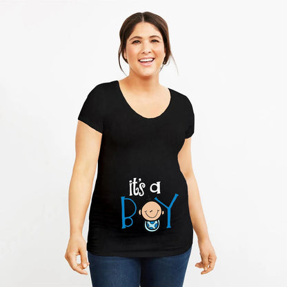 “It’s A Boy” Maternity Graphic Tee