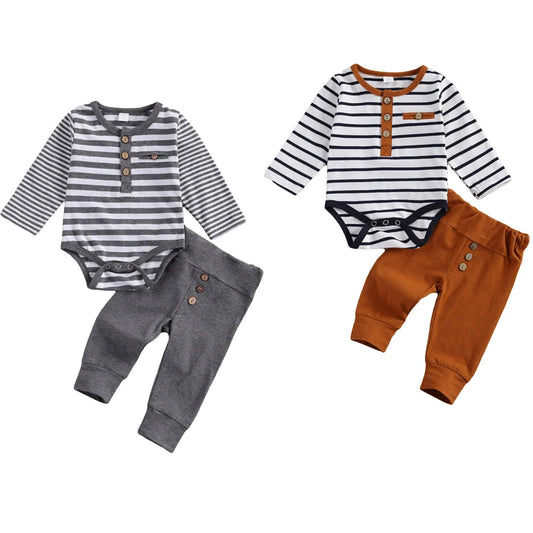 2-Piece Casual Romper & Pants Set