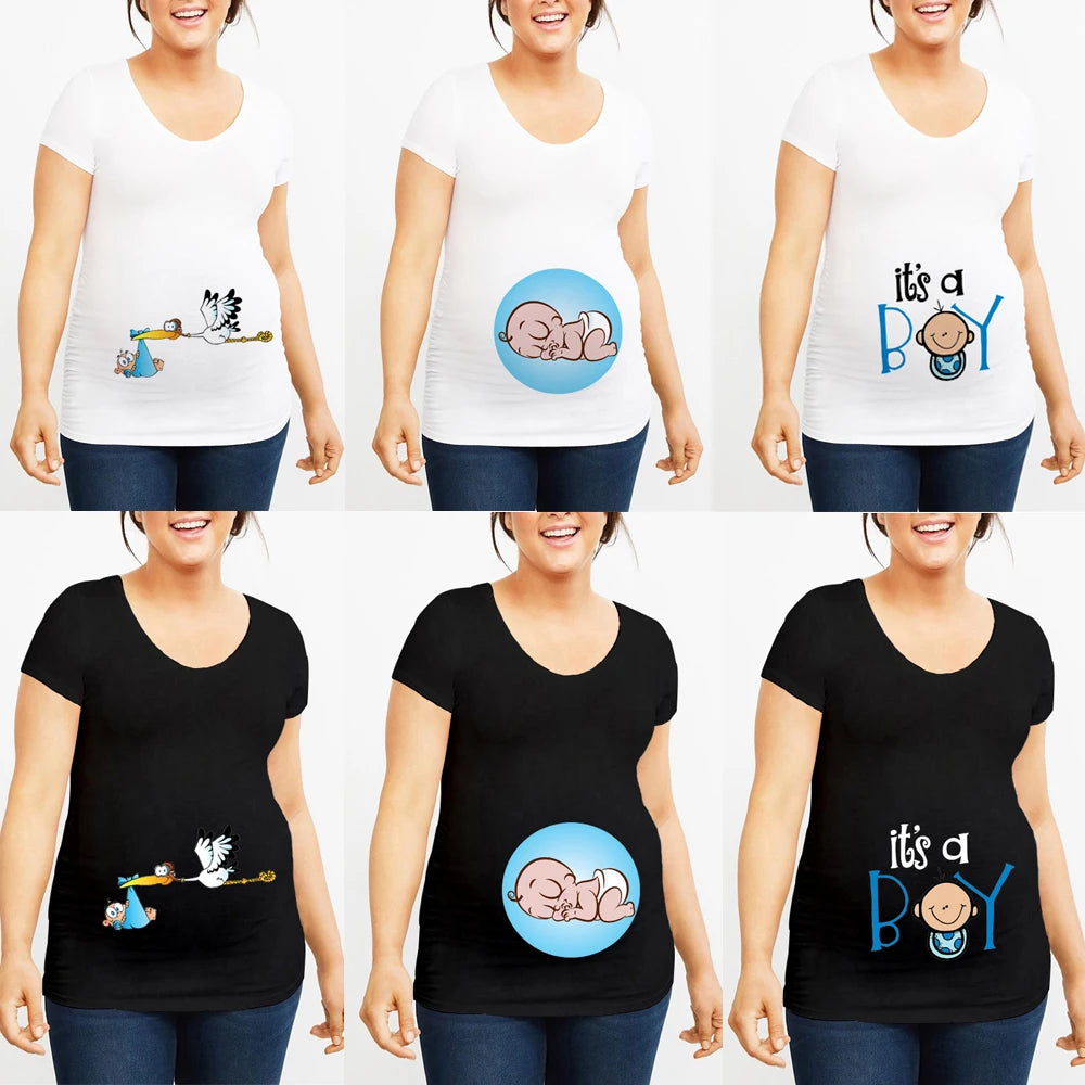 “It’s A Boy” Maternity Graphic Tee