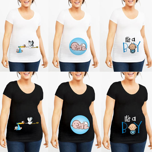 “It’s A Boy” Maternity Graphic Tee