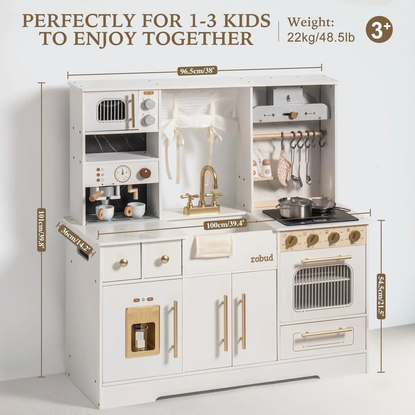 Deluxe Pretend Kitchen Set for kids
