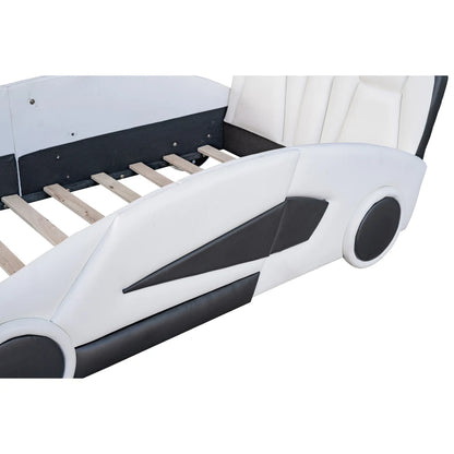 Twin Size Race Car Bed with Wheels