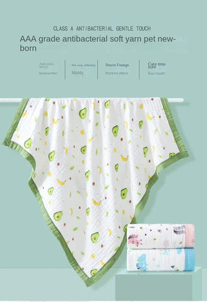 Children’s 6-Layer Cotton Bath Towel Blanket
