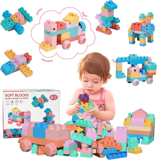 Soft, Lightweight Building Blocks for Kids 18 Months+