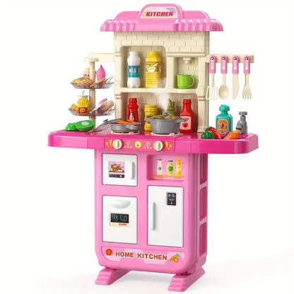 Realistic Kids Pretend Kitchen Set
