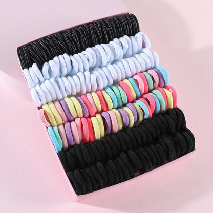 Girls’ Colorful Hair Bands – 250/300 Pieces Set
