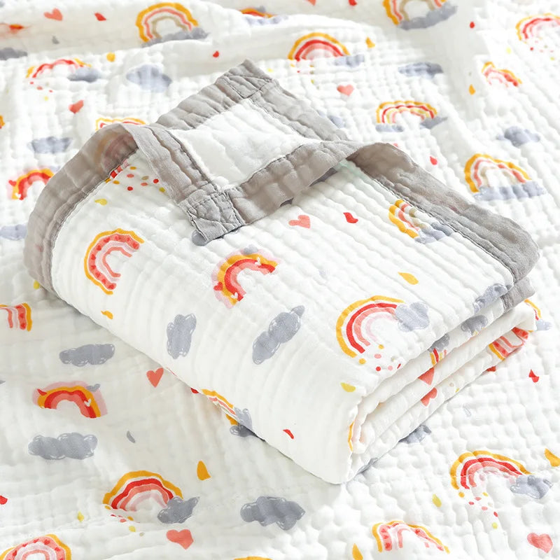 Children’s 6-Layer Cotton Bath Towel Blanket