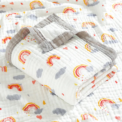 Children’s 6-Layer Cotton Bath Towel Blanket
