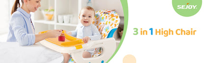 Sejoy High Chair for Baby and Toddlers