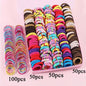 Girls’ Colorful Hair Bands – 250/300 Pieces Set