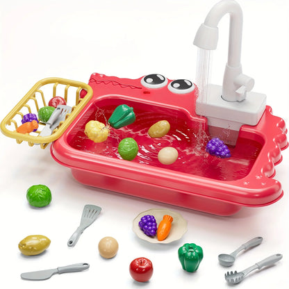 Interactive Pretend Kitchen Sink Toy for Kids