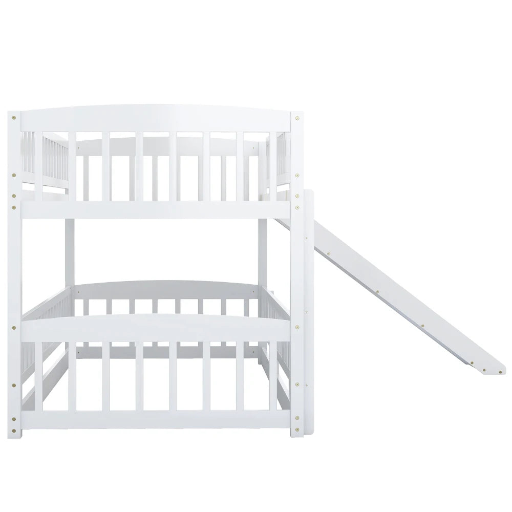 Twin Bunk Bed with Slide