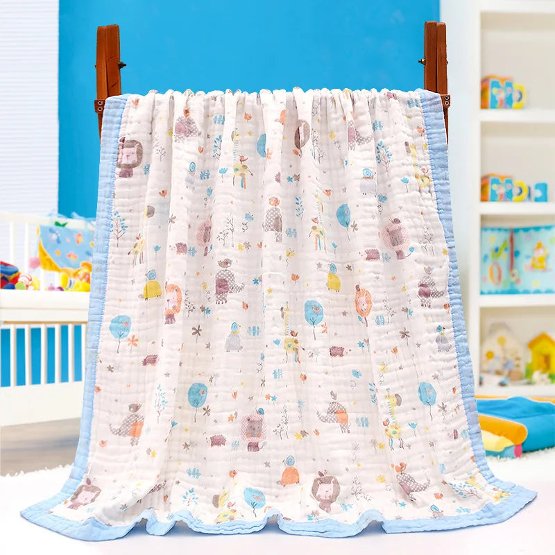 Children’s 6-Layer Cotton Bath Towel Blanket
