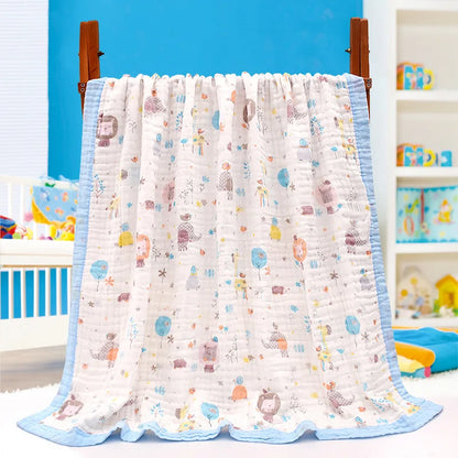 Children’s 6-Layer Cotton Bath Towel Blanket