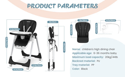 Sejoy Adjustable Baby High Chair