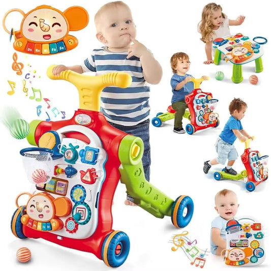 VATOS Baby Walker 5 in 1 Sit-to-Stand