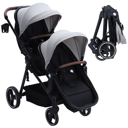 Double Stroller Track Tandem Stroller